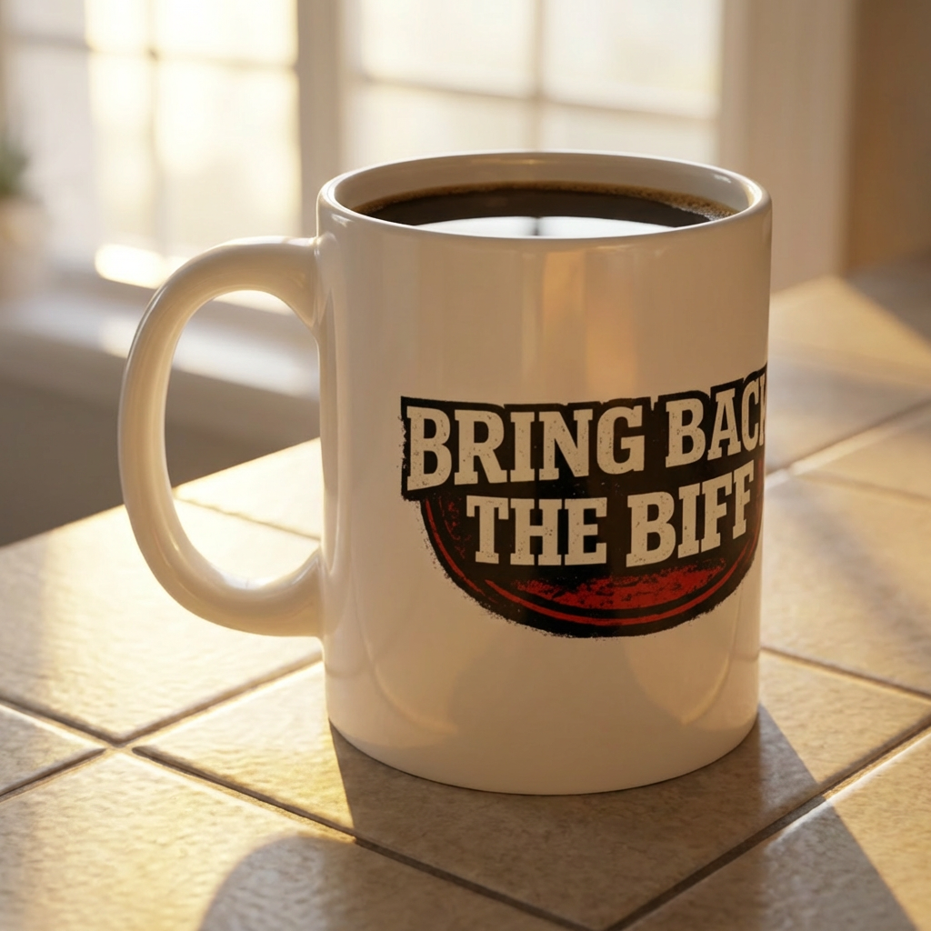 Bring Back The Biff Coffee Mug - Coffee Mug For NRL Fans 11oz (NRL Aussie Slogan)